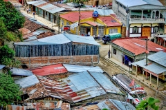 This is what a "skyline" looks like in the small town of Murra, Nicaragua