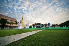 Construction at Wat Duan Dok in Chiang Mai, Thailand
