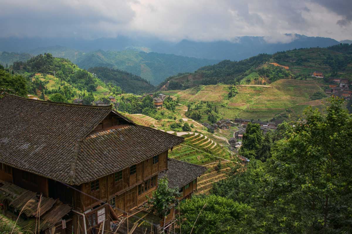The Longji Rice Terraces in Guilin, China