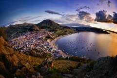 Copacabana-Sunset-Fisheye-Lake-Titicaca-Bolivia-Greg-Goodman-AdventuresofaGoodMan