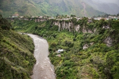 The town of Banos, Ecuador