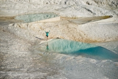 Tree Pose - Pamukkale Cascades, Turkey