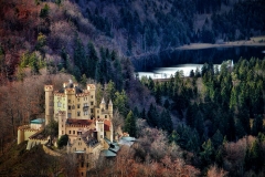 Schloss Hohenschwangau is one of two famous castles in Fussen, Germany