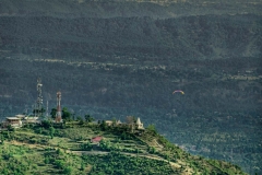 Paragliding is one of the most popular activities for tourists in McLeod Ganj, Dharamsala, India