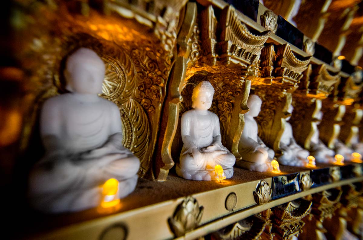 Buddha statues at Golgusa Zen Buddhist Temple in Gyeongju, South Korea