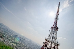 The Namsan Mountain Radio Tower "towers" above the city of Seoul, South Korea