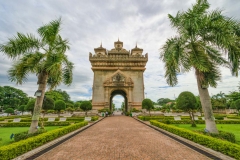 The Patuxay Victory Gate is Vientiane's most famous landmark