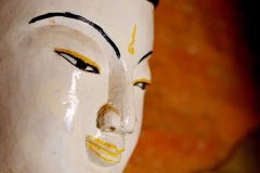 Buddha statues are everywhere in Bagan - like this one at the Sinmyarshin Temple