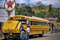 A chicken bus breaks down in Jicaro