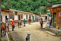 A city street in Murra, Nicaragua