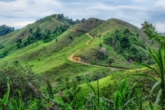 The mountains of Nueva Segovia are lush and green