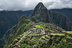 The classic postcard photograph of Machu Picchu in Peru