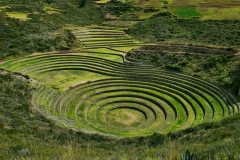 The Moray Agricultural Terraces at Maras are some of the few circular terraces remaining in the world