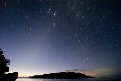A 15 minute exposure of the stars above the Cabanbanan Resort on Romblon Island, Philippines