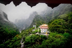 The Daxiong Boudian Temple in Taroko Gorge National Park