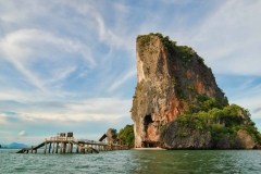 James Bond Island in Thailand - where the 1974 movie 'The Man With the Golden Gun' was filmed.