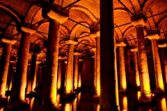 Istanbul's Basilica Cistern was a filming location in From Russia With Love - the 1964 James Bond movie