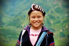 A Hmong tribeswoman in Sapa, Vietnam
