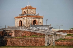 The ancient walls of the Hue Citadel in Vietnam