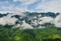 The mountains above Sapa, Vietnam