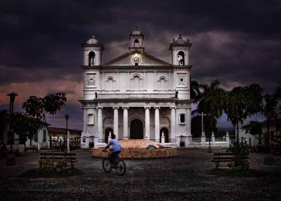 A church in Suchitoto, El Salvador