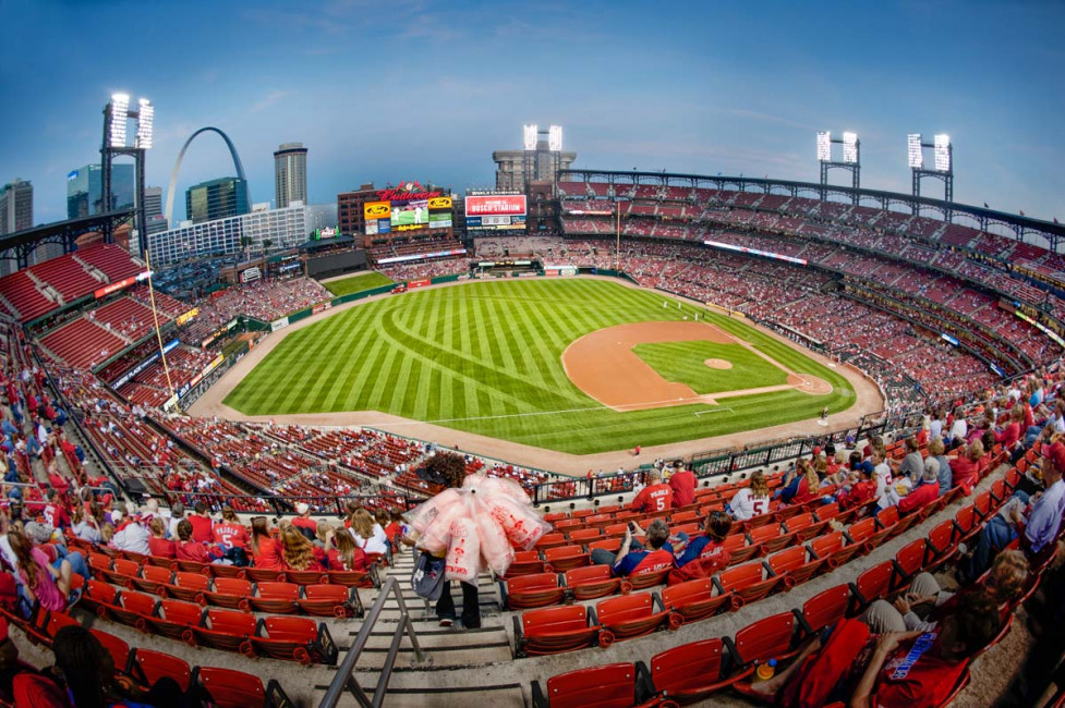 Busch Stadium - home of the St. Louis Cardinals