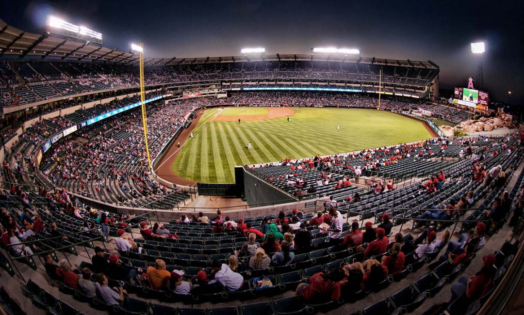 Anaheim Stadium - home of the Los Angeles Angels