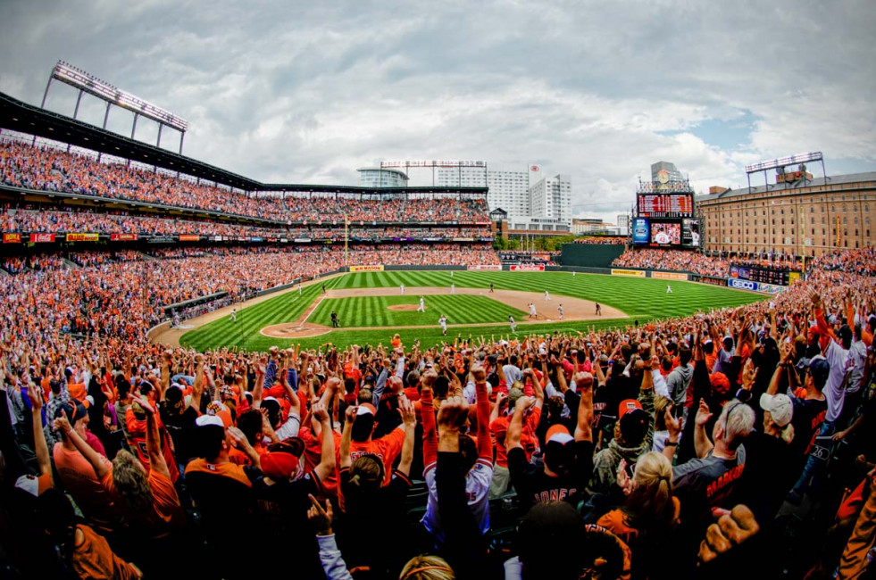 Camden Yards - home of the Baltimore Orioles