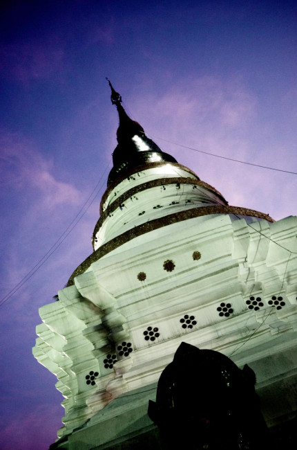 Blue hour at Wat Ketkaram in Chiang Mai