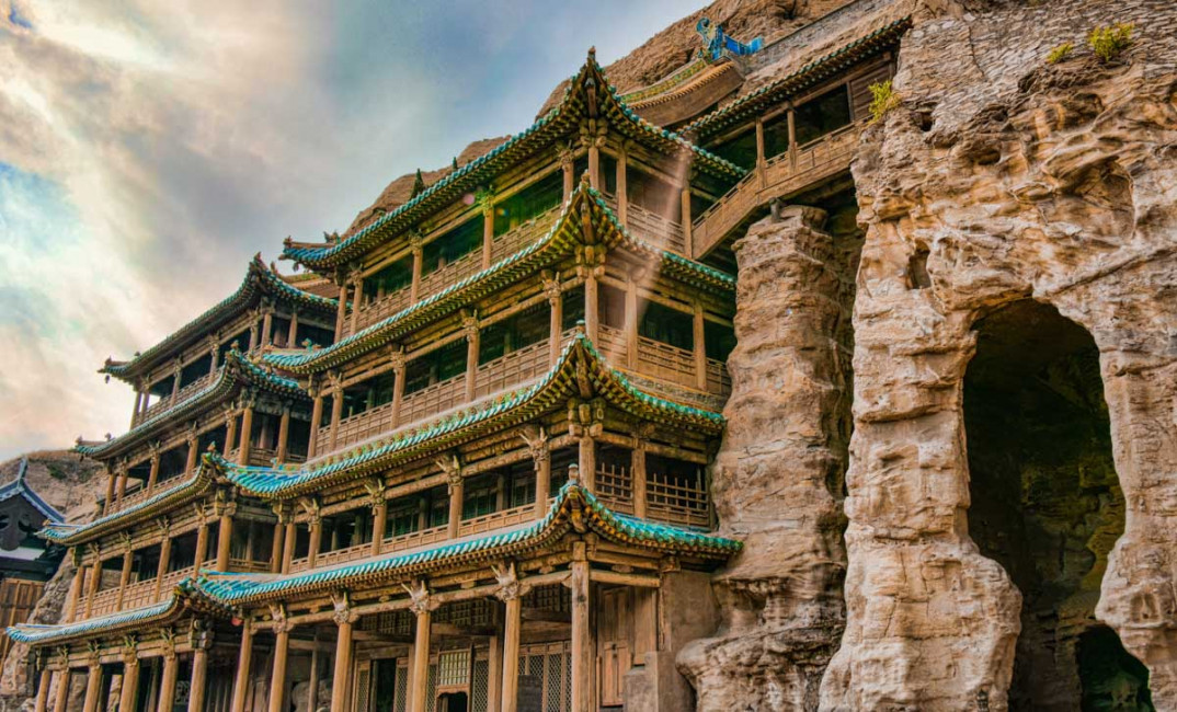 The Yungang Grottoes in Datong, Shanxi, China