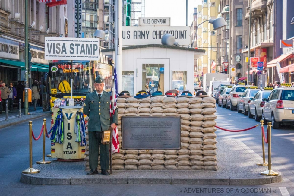 Checkpoint Charlie was once the dividing line between East and West Berlin