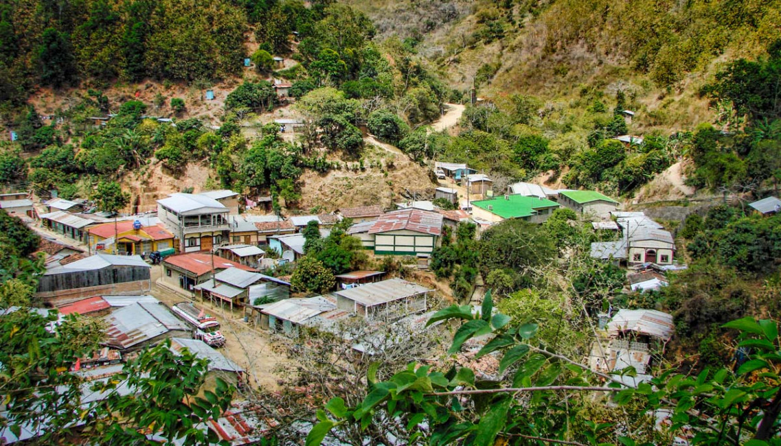 An overhead view of Murra, Nicaragua