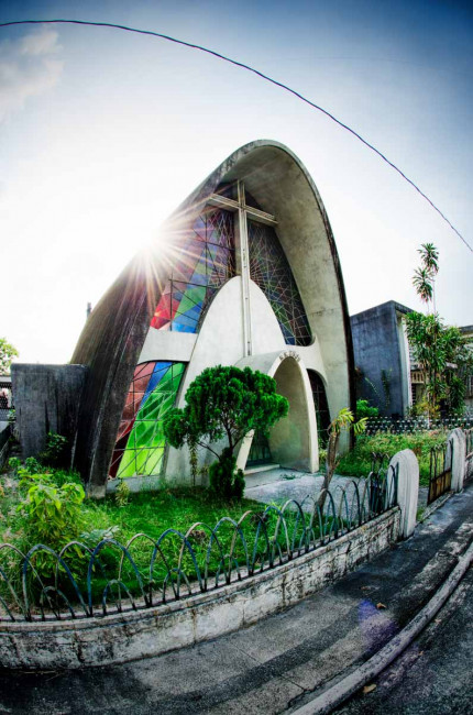 The SC Choy Mausoleum at the Chinese Cemetary in Manila, Philippines