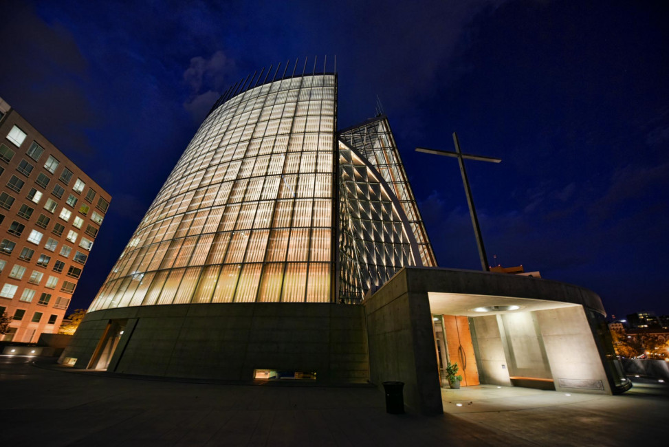 The Cathedral of Christ of the Light in Oakland is a post-modern church