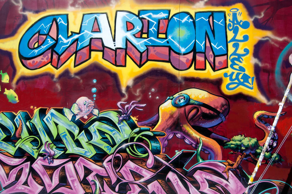 Clarion Alley is one of the best places to see graffiti (aka street art) in San Francisco