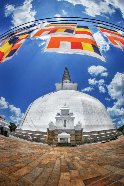 The Ruvanvelisaya Dagoba is a must-visit destination in the Ancient Cities