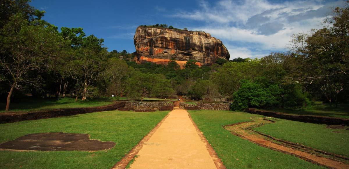 The Sigiriya Rock Fortress is one of the oldest landmarks in the Ancient Cities of Sri Lanka