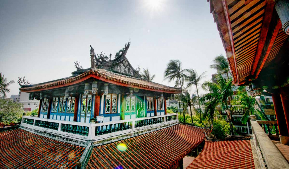 The Chihkan Tower at Old Fort Provinita in Tainan, Taiwan