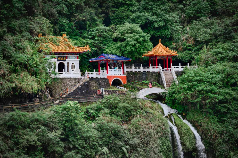 The Eternal Spring Shrine at Taroko Gorge in Hualian, Taiwan