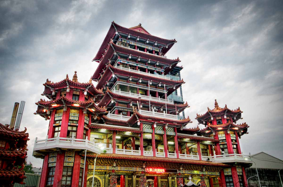 The Jiuhuashan Dizang Temple in Chiayi, Taiwan