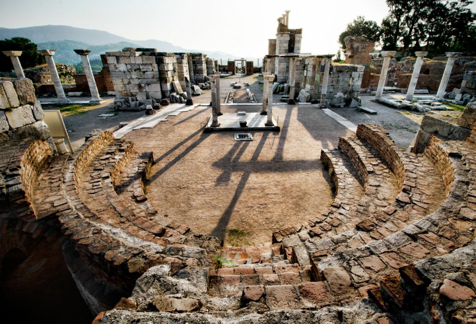 The supposed tomb of St. John the Divine is located at the Basilica of St. John in Selcuk, Turkey