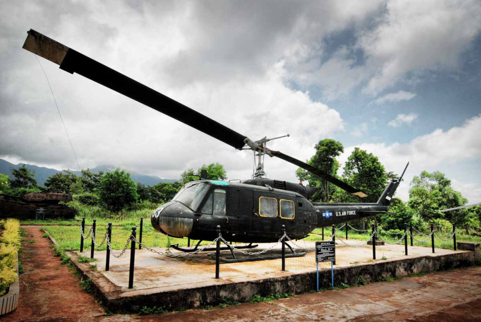 The Khe Sanh Combat Base is full of relics of the Vietnam War