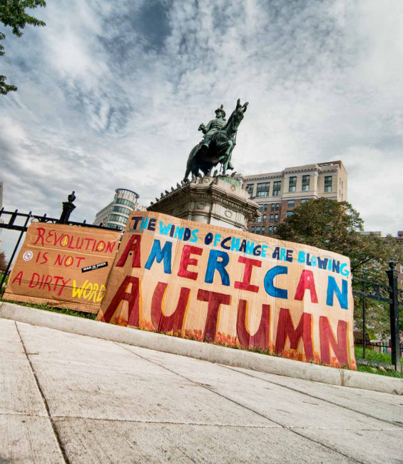 In 2011, the Occupy movement came to Washington, DC and McPherson Square