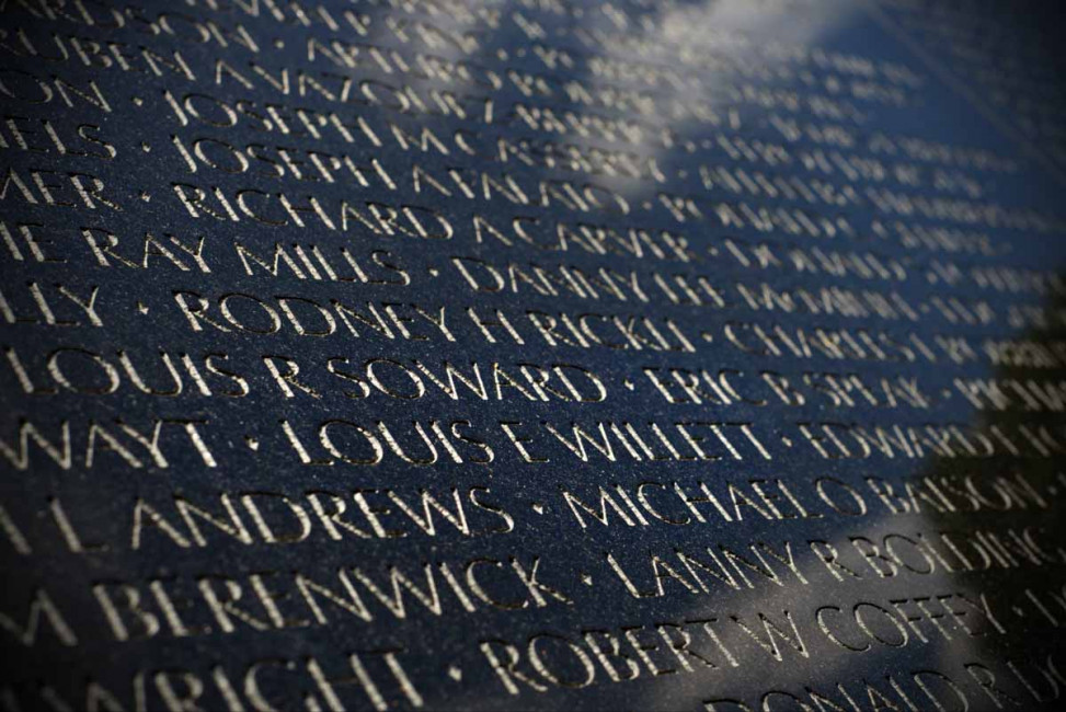 Louis Willett - an American hero - is memorialized at the Vietnam Memorial