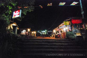 The steps up to Adam's Peak at 3:00am