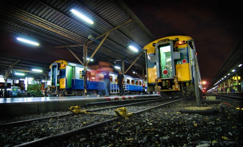 The main railway station in Bangkok, Thailand