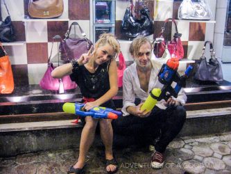 Celebrating Songkran in Patpong — Bangkok, Thailand