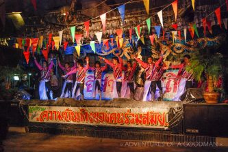 A ladyboy cabaret in Bangkok, Thailand