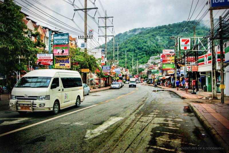 The streets of Patong, Phuket, Thailand