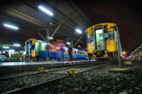 The main railway station in Bangkok, Thailand